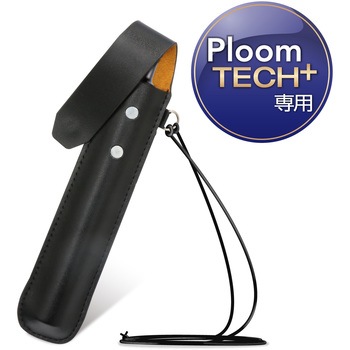 電子タバコアクセサリ/Ploom TECH+/ストラップ付レザーケース エレコム