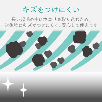 テレビ用クリーナー 超強力クロス グレー ベリーマX使用 水洗いOK エレコム