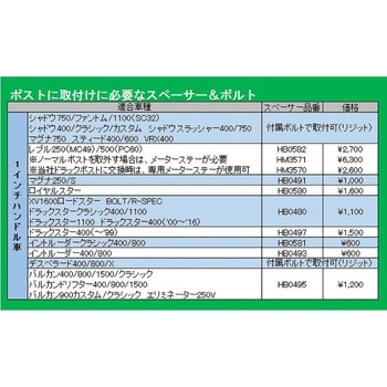 ライザーポスト プルバック ハリケーン