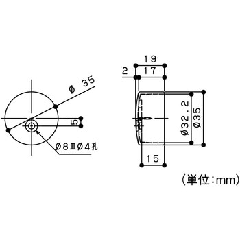 システム手すり32 Eエンドキャップ ECLE(エクレ)