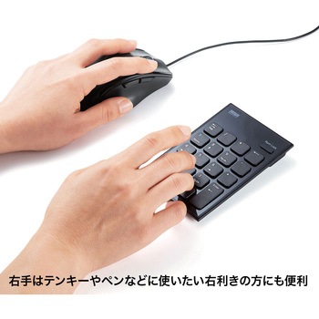 静音有線ブルーLEDマウス サンワサプライ