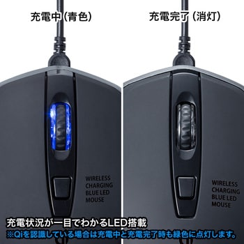 ワイヤレス充電マウス サンワサプライ ワイヤレスマウス 通販モノタロウ Ma Wbl157bk