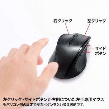 静音ワイヤレスブルーLEDマウス サンワサプライ
