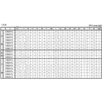 渦流タービンポンプKLD(中圧・銅合金) 吸込口径20mm 20KLD04A-V