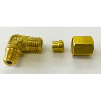 銅管くい込み継手 ハーフエルボ 15MPa マルエム産業