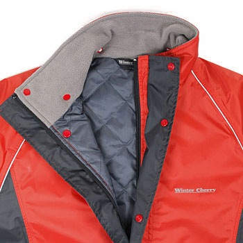 5400 防水防寒スーツ(中綿入り) 1セット Winter Cherry 【通販