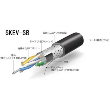 SKEV-SB 5P 1.25SQ 計装用ケーブル 1巻(100m) 伸興電線 【通販サイト