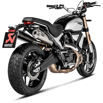 スリップオンライン (チタン) Ducati Scrambler 1100 (2018-2020) AKRAPOVIC (アクラポビッチ)