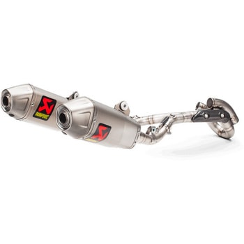 レーシングライン (チタン) Honda CRF 450 R / RX (2017-2019) AKRAPOVIC (アクラポビッチ)