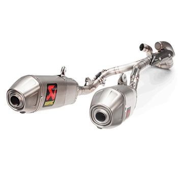 レーシングライン (チタン) Honda CRF 450 R / RX (2017-2019) AKRAPOVIC (アクラポビッチ)