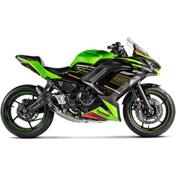 レーシングライン (チタン) Kawasaki Ninja 650 (2017-2020) AKRAPOVIC (アクラポビッチ)