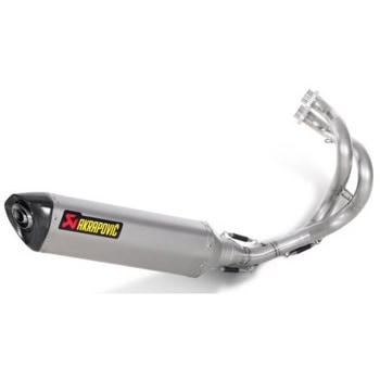 レーシングライン (チタン) Kawasaki ER-6 N/F (2006-2016) AKRAPOVIC (アクラポビッチ)