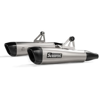 スリップオンライン (チタン) Triumph Bonneville T100 (2017-2020) AKRAPOVIC (アクラポビッチ)