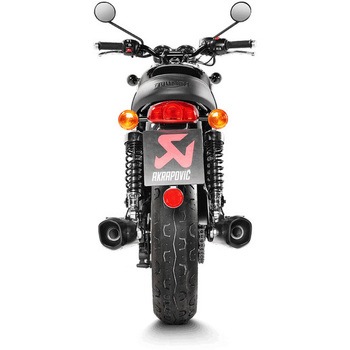 スリップオンライン (チタン) Triumph Bonneville T100 (2017-2020) AKRAPOVIC (アクラポビッチ)