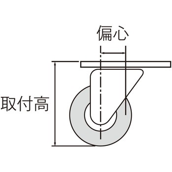 差込キャスター自在 TMEHジャパン