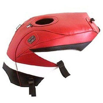 タンクカバー 600 FAZER レッド/ブラック/ホワイト (2001) - BAGSTER (バグスター)