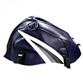 タンクカバー 1000 GSXR ダークブルー/ ホワイト and アンスラサイト triangles 05 BAGSTER (バグスター)