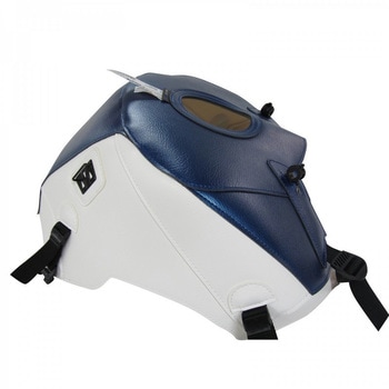 タンクカバー GSR 750 ホワイト PEARLY SKY ブルー BAGSTER (バグスター)