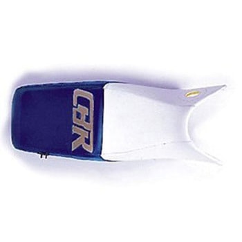 シートカバー CBR 1000 / 93 / honda pvc ホワイト.blue. ゴールド レター BAGSTER (バグスター)