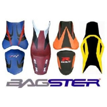 シートカバー VFR 750 / 93 / HONDA pvc シルバー ブルー/ネイビーブルー シルバー b le BAGSTER (バグスター)