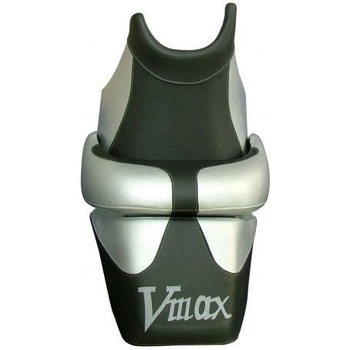 V-MAX 1200 ( 3UF ) シートカバー 3点セット 黒/ステッチ：透明