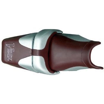 シートカバー V MAX 1200 / YAMAHA PVC DARK CLARET.シルバー. シルバー レター BAGSTER (バグスター)