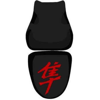 シートカバー GSX 1300 R マットブラック/ブラック /レッド レター (07) BAGSTER (バグスター)