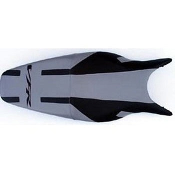 シートカバー VFR 800/2002/ライトグレー/ブラック/ブラック レター BAGSTER (バグスター)