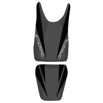 シートカバー CBR 125 ブラック/アンスラサイト/アンスラサイト レター (07) BAGSTER (バグスター)