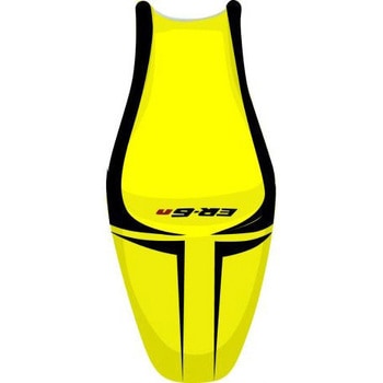 シートカバー ER 6 N/ KAWASAKI レモン イエロー/ブラック/ブラック レター BAGSTER (バグスター)