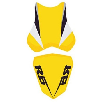 シートカバー YZF R6 SURF/ブラック/ブラック レター (07) BAGSTER (バグスター)