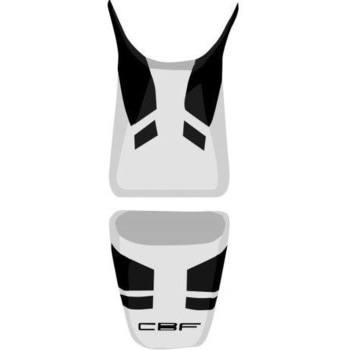 シートカバー CBF 1000 ブラック/グレー/ブラック レター (2006) BAGSTER (バグスター)