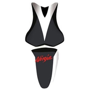 シートカバー ZX 10 R ブラック/グリーン/ホワイト レター (2008) BAGSTER (バグスター)