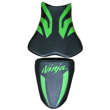 シートカバー ZX 6 R グリーン/ブラック/グリーン レター (09) - BAGSTER (バグスター)