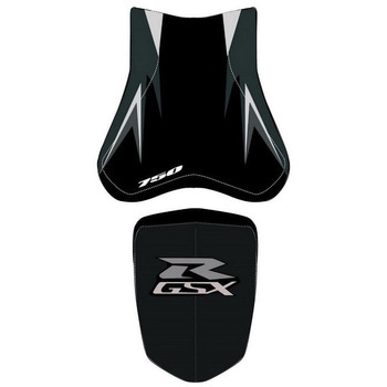 シートカバー GSX 750 R ブラック/マットブラック/ライトグレー 08 BAGSTER (バグスター)