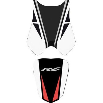 シートカバー YZF R6 ブラック/ホワイト/レッド/ホワイト レター BAGSTER (バグスター)