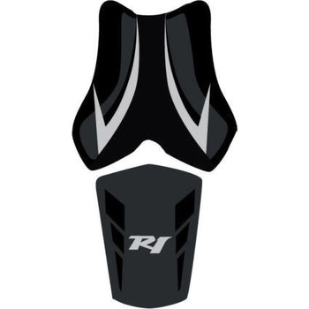 シートカバー YZF R1 ブラック/マットブラック/ライトグレー/ ライトグレー レター BAGSTER (バグスター)