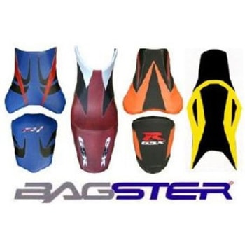 シートカバー ER 6 N VERT ブラック LETTRE - BAGSTER (バグスター)