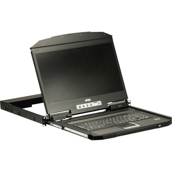 コンソールドロワー/VGA/18.5LCD/1366x768/ショートラック対応/ショートレール同梱 ATEN