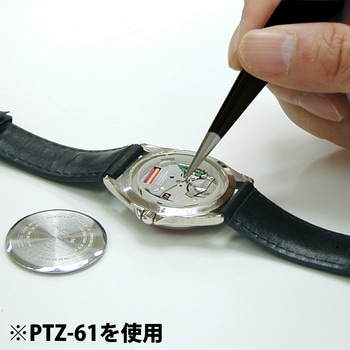 PTZ-62 ESDピンセット(丸タイプ) エンジニア 非磁性ステンレス製 先端