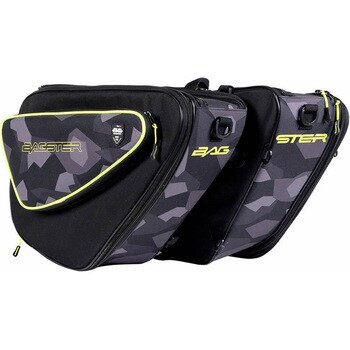 XSC039 サドルバッグ RIVAL ブラック/Camo 1個 BAGSTER(バグスター) 【通販モノタロウ】