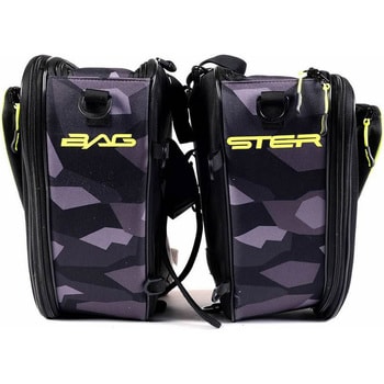 XSC039 サドルバッグ RIVAL ブラック/Camo 1個 BAGSTER(バグスター) 【通販モノタロウ】