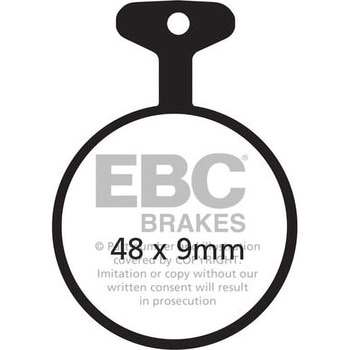UK製ケブラー オーガニックFAシリーズ ブレーキパッド フロント左側用 EBC Brakes (イービーシーブレーキ)
