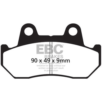 UK製ケブラー オーガニックFAシリーズ ブレーキパッド フロント左側用 EBC Brakes (イービーシーブレーキ)