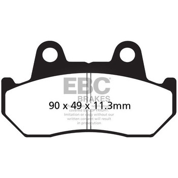 UK製ケブラー オーガニックFAシリーズ ブレーキパッド リア左側用 EBC Brakes (イービーシーブレーキ)