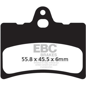UK製ケブラー オーガニックFAシリーズ ブレーキパッド リア左側用 EBC Brakes (イービーシーブレーキ)