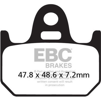 FA162 UK���P�u���[ �I�[�K�j�b�NFA�V���[�Y �u���[�L�p�b�h ���A�����p EBC Brakes (�C�[�r�[�V�[�u���[�L) 43845124