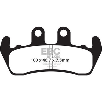 UK製ケブラー オーガニックFAシリーズ ブレーキパッド フロント左側用 EBC Brakes (イービーシーブレーキ)