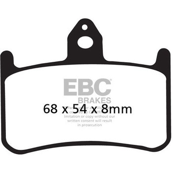 UK製ケブラー オーガニックFAシリーズ ブレーキパッド フロント左側用 EBC Brakes (イービーシーブレーキ)
