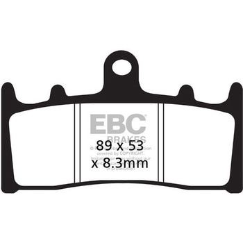 UK製ケブラー オーガニックFAシリーズ ブレーキパッド フロント左側用 EBC Brakes (イービーシーブレーキ)